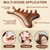 MoyRetty Wooden Gua Sha Tool, Scalp Comb Face & Head Massager for Salon