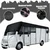 Heavy Duty RV Roof Cover, Waterproof UV Resistant, Fits 21-23 ft RVs, Travel Trailers, Class A/B/C Motorhomes, Popup & Truck Campers