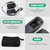 Ultrasonic Leak Detector 40KHz±2KHz Air Leak Detector Sensitivity Adjustable Automotive Stethoscope, Leak Detection Tools with Sound&Light Alarm, Sensitive Sensor,420MM Probe,Foldable Headset,Handbag