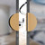 HMXBTO Solid Oak Wood Door Handle Pull 7.9-inch Diameter Half-Round, Natural Oak Finish with Mounting Hardware, Ergonomic Grip Design for Tempered Glass, Barn and Sauna Doors