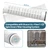 2 Pack 1-1/2" 140 Mesh Spin-down Replacement Filter Screen for Rusco Vu Flow Heavy-Duty 1.5 Inch Spin Down Sediment Water Filter for Irrigation, Sprinkler, Well Water & Plumbing Protection, Washable