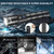 Tughlax Rechargeable Flashlights Super Bright LED Flash Light 3 Pack