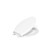 KOHLER 4636-RL-0 Cachet ReadyLatch Elongated Toilet Seat Slow Close, Soft Close Toilet Seat Quiet Lid, Contoured Grip-Tight Bumpers Installation Hardware, Apartment Essentials, White