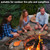 WILLBOND 3 Pcs Fireplace Tool Set, Poker Tong Wood Bellow for Fire Pit