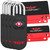 Talonport Keyless TSA Approved Suitcase Luggage Locks, Black 4-Pack