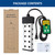 Immersion Water Heater 1800W 120V with Digital Thermostat Control, Dry Burn Protection Alarm, Real-Time Temperature Display, 14AWG Heavy-Duty Cord, Industrial Heating Tube for Buckets & Bathtubs