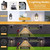 Yisuro Porch Lights with GFCI Outlet, Dusk to Dawn Outdoor Lights with Outlet, 3 Lighting Modes Exterior Light Fixture Waterproof, Outside Lights for House Front Door Patio Garage