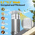 QUEYAAM 8" Chimney Cap with Screen & Rain Cover,304 Stainless Steel