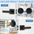 Plustool 10 Pack Matte Black Door Handles Interior, Keyless Interior Door Knobs, Privacy Door Locks for Bedroom Bathroom, Heavy Duty Square Door Lever Locksets, Reversible for Left&Right Handled Doors