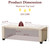 Royal Windsor Ottoman with Storage,Tufted Storage Bench for Bedroom