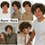 JoneTing Short Curly Wig with Bangs Mens Brown Wig Funny Wigs for Outfits