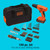 BLACK+DECKER 20V MAX* POWERCONNECT Cordless Drill Driver Kit with Drill Bit Set and Sockets, 100 pc. Tool Kit for Home, Battery and Charger Included, Orange (BDC120VA100)