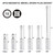 Mayouko 6PCS 3/8" Drive Thin Wall Magnetic Swivel Spark Plug Socket, 12 Point, 1MM Thin Wall, 14MM, 9/16", 5/8", 13/16"