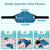 NEPPT Bedridden Patient Turning Device Belt for Bed Rails Elderly Adults Safety Bed Turner Straps to Change Diaper Transfer Sling Positioning Bed Pad with Handle Bedsore Prevention Home Care (Blue)
