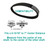 QYMOTO Coleman KT196 Drive Belt,Go Kart Belt 203589/5959 Asymmetrical Belt