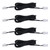 4-pcs Surface Mount Strobe Light 6.5ft Extension Cord