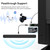 Bluetooth 5.2 Transmitter for 2 AirPods or BT Receiver Devices, Wireless Audio Adapter with HDMI ARC Input, Optical Audio Output & Bluetooth Output, LCD Screen, Plug and Play