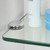 SAYAYO Glass Shelf Brackets, Adjustable for 6-10 mm Wood/Glass Shelf, 8PCS