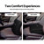 HOMBYS High Density Foam Car Seat Cushions for Short People,Car Booster Seat for Short Drivers,Ultra Thick Adult Booster Seat for Car Driving,Wedge Seat Cushion 6" Thickness,Black Mesh Cover