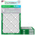 Filterbuy 16x25x1 Air Filter MERV 8 Dust & Allergy Defense (4-Pack)
