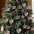 Junkin 24 Pcs Patriotic Wooden Ornaments Red White Blue Tree Decorations