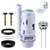 Saillong 3 Inch Dual Flush Valve Replacement Kit with Top Push Button, Tank to Bowl Gasket and Bolts, Toilet Repair Kit Inside Tank for 2 Piece Toilet, Easy to Install(1 Pack)