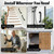 ZHLZHL 12 inch Pipe Stair Handrail,Wall-Mounted Safety Grab Bar