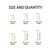 Rrina 1200Pcs Small Tiny Nails Carbon Steel Brass Plated for Wooden DIY Micro Mini Nails M1.2/1.5 Assortment Kit 6 Sizes