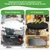 Somivrusa Outdoor Round Fire Pit Cover 600D Oxford Heavy Duty Waterproof Cover for Firepit, 56 inch Durable Windproof Built in Stone Fire Pit Cover Black Firepit Protector