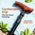 Foldable Adjustable Walking Cane for Seniors ，3 Functional Grip Angles,Lightweight Telescopic Walking Stick with Anti-Slip Rosewood Handle, Portable Hiking Trekking Cane for Balance & Mobility Support