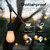 Banord 15 Pack 2W S14 LED Bulbs, 2700K Warm White