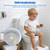 Fenteer Pee Guard for Toilet Seat, Universal Pee Deflector, Portable Toilet Urine Shield, Easy to Clean Guard Toilet Seat Attachment Fits Most Toilet Seats, Toilet Splash Guard for Boys Elderly, A