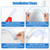 Fenteer Pee Guard for Toilet Seat, Universal Pee Deflector, Portable Toilet Urine Shield, Easy to Clean Guard Toilet Seat Attachment Fits Most Toilet Seats, Toilet Splash Guard for Boys Elderly, A