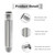 GeilSpace 1/2" x 48" 304 Stainless Steel Nipple Pipe Fitting, NPT Threaded