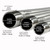 GeilSpace 1/2" x 48" 304 Stainless Steel Nipple Pipe Fitting, NPT Threaded