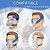 8 Pack CPAP Strap Covers, Comfort Universal Headgear Mask Strap Cushions