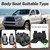 ESMING Heavy-Duty Automotive Fabric Front Bench Seat Cover for Toyota Tacoma 2005 2006 2007 2008 2009 2010 2011 2012 2013 2014-Black