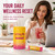 VSRSUKE Cutting Mix Drink, Berberine HCl 300mg + Yerba Mate 300mg with Prebiotic FOS, 5-HTP & Chromium, Metabolism, Digestive Wellness & Energy Support, Strawberry Açaí, 30 Sticks