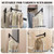 iMonse wall Mounted Clothes Drying Folding Hanger Rack for Laundry Room