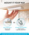 Brilliant Evolution 0.6" Ultra-Thin Wireless Under Cabinet Lights - 4 Pack, 8.5"L Battery-Operated LED Fixtures with 2 Remotes 3000K Warm White Stick-On Lighting, Timer Included for Kitchen & Counter