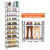OYREL 10-Tier Metal Shoe Rack, Narrow Shoe Rack Organizer, Sturdy Shoe Shelf for Closets, Entryway, Bedroom, Garage - Silver