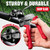 Balabulala 100PCS 12inch Heavy Duty 304 Stainless Steel Cable Tie Gun Kit