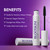 Mascara for Older Women 60 Plus: Black Prime Lash Mascara - Prime Mascaras for Mature Women Makeup - Extreme Length in 2 Coats - Hypoallergenic Non-Clumping Formula
