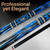 58" Fiberglass Maple Pool Cue & Case & 3 Gear, 13mm Tip Quick-Release Joint