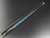 58" Fiberglass Maple Pool Cue & Case & 3 Gear, 13mm Tip Quick-Release Joint
