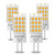 JSVSAL GY6.35 G6.35 LED Bulb Dimmable,AC/DC 12V, Warm White 2700K,4-Pack