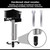 4PCS X2D/P2S Hotend, Quick Swap Hardened Steel Nozzle Print Head Hot End Replacement Kit with Silicone Socks for Bambu Lab X2D/P2S/H2D/H2C/H2S 3D Printer (0.2/0.4/0.6/0.8mm)