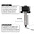 4PCS X2D/P2S Hotend, Quick Swap Hardened Steel Nozzle Print Head Hot End Replacement Kit with Silicone Socks for Bambu Lab X2D/P2S/H2D/H2C/H2S 3D Printer (0.2/0.4/0.6/0.8mm)