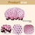 Polka Dot Shower Cap for Women Reusable Vintage Hair Caps for Shower Caps