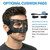 HIAARO QK03B Matte Nose Guard for Broken Nose, Basketball Face Mask, Protective Sports Shield for Soccer, Adjustable with Padding for Men and Women